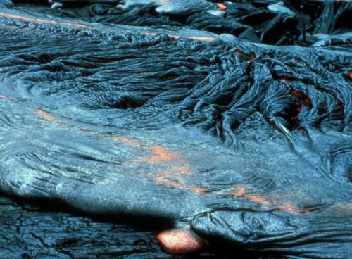 Active pahoehoe lava