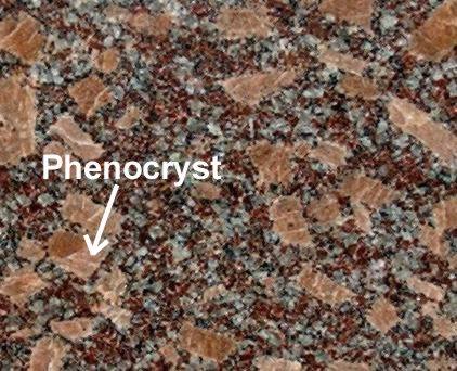 Porphyritic texture Porphyritic texture