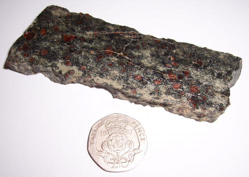 Garnets in a mic schist