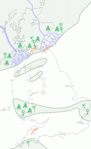 Carboniferous Palaeogeography of UK