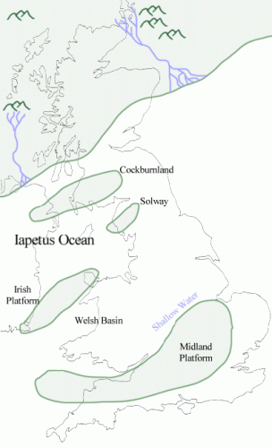 Silurian Palaeogeography of UK