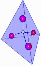 A silica tetrahedra